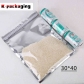 5 pcs Food Grade 3-side Heat Sealing Foil Ziplock Bags Mylar Foil Bags for Spices Bulk Wholesales